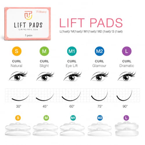 TUBeauty Eyelash Lift Kit - All-In-One Perming Set for Lashes