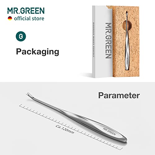 MR.GREEN Stainless Steel Cuticle Pusher & Trimmer Tool