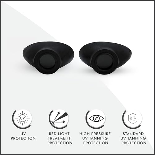 Super Sunnies Slim Flex Strapless Tanning Goggles for UV Eye Protection
