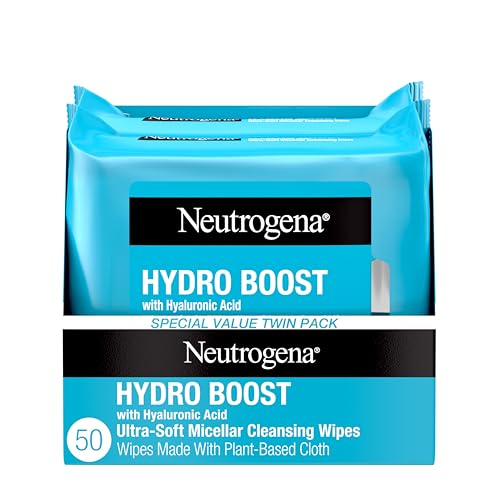 Neutrogena Hydro Boost Cleansing Wipes - 25 Ct Makeup Remover