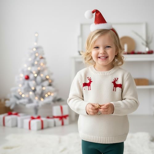 ForBaysy Christmas Headbands Set - Santa Hat & Reindeer for Women