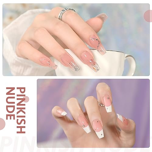 GAOY 6-Color Poly Gel Nail Extension Kit - Long-Lasting & Easy to Use