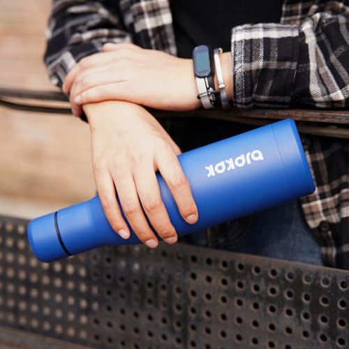 BJPKPK 17oz Insulated Stainless Steel Water Bottle - Leak Proof, BPA Free, Travel Friendly, Beige