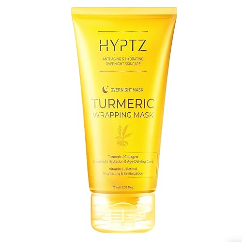Realori Turmeric Face Mask with Vitamin C & Collagen - Overnight Wrinkle & Brightening Skincare