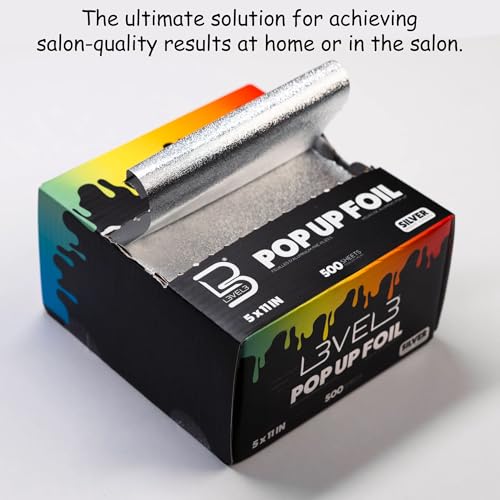 Level 3 Pop-Up Hair Coloring Foil Sheets - 5" x 10.75" - 500 Count