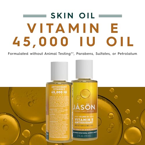 JASON Vitamin E Moisturizing Oil 45,000 IU - 2 Fl Oz