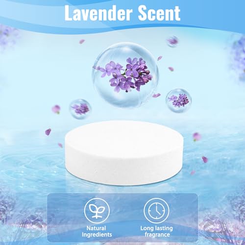 TranquilBliss Lavender Shower Steamers - 15-Pack Aromatherapy Bath Bombs