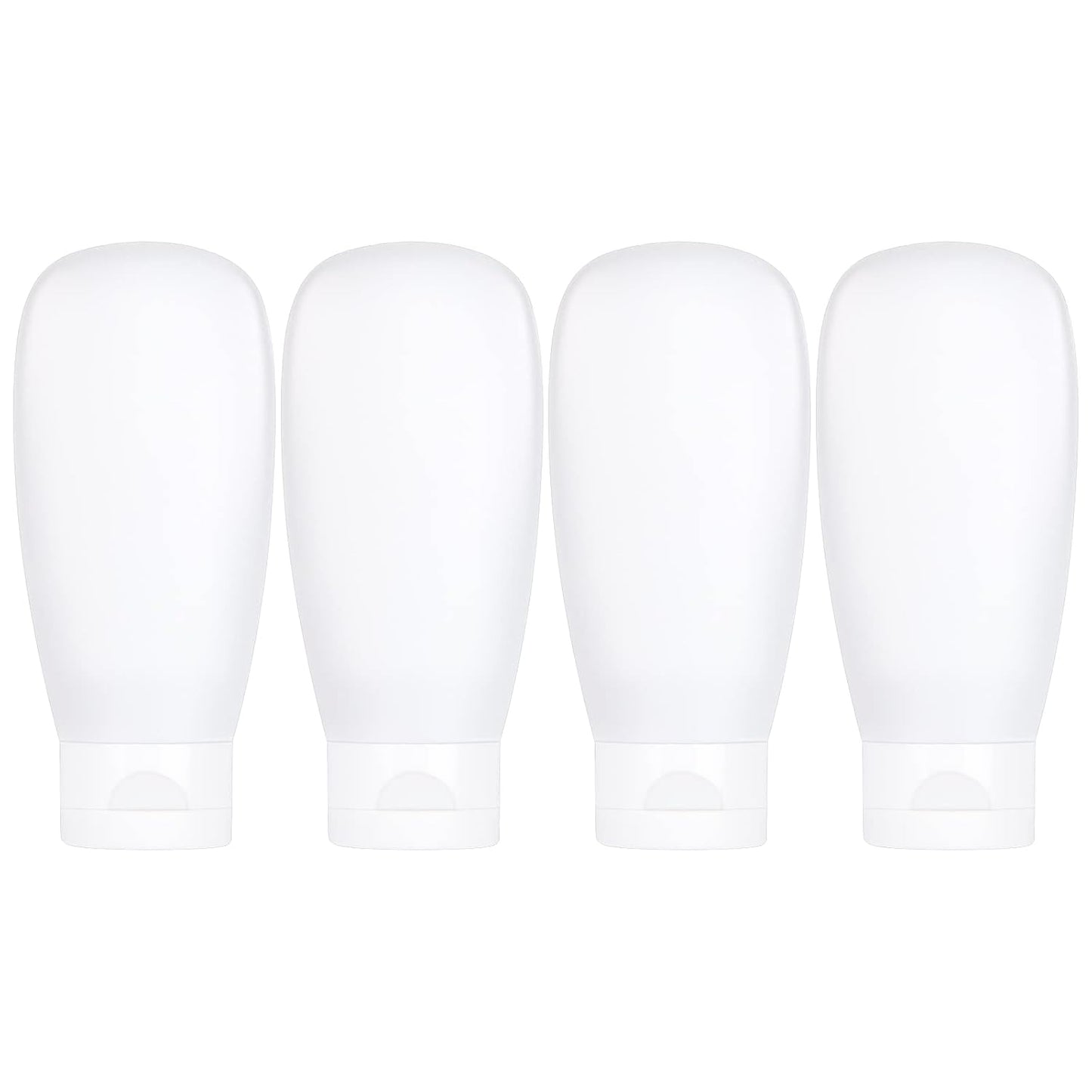 Travel Bottles Set - TSA Approved Leak-Proof Refillable Containers | 4 Pack Portable Toiletry Kit for Shampoo & Lotion