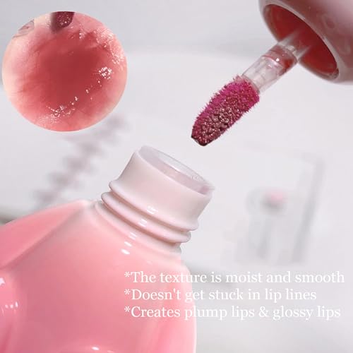 Bunny Rabbit Lip Gloss Set - 6 Moisturizing Liquid Lipsticks