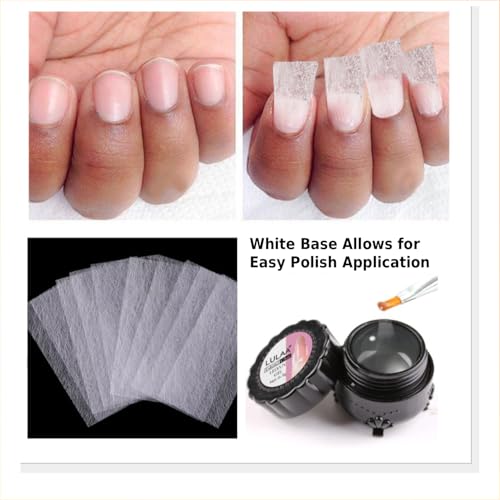 100 Fiberglass Nail Wraps Kit for Extensions & Repairs - DIY