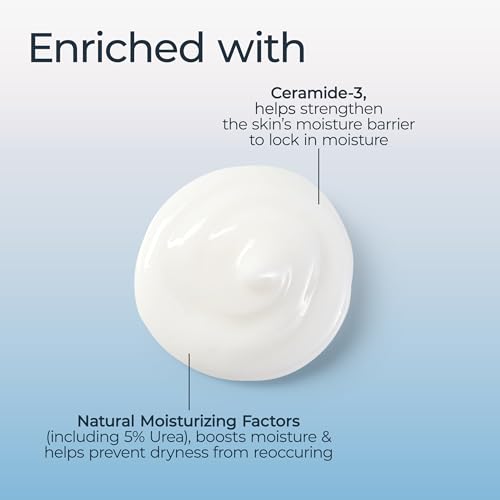 Eucerin Advanced Repair Lotion, Urea Enriched, Unscented Body Lotion for Dry Skin With Triple Moisturizing Complex, 16.9 FL OZ Bottle