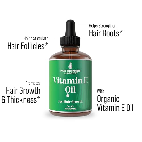 Hair Thickness Maximizer Vitamin E Oil for Hair Growth - 2 Fl Oz