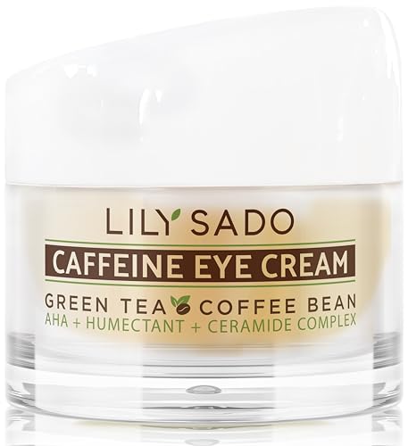 LILY SADO Coffee & Matcha Eye Cream - Anti-Aging Vegan Moisturizer