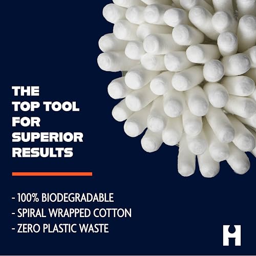 TerpTitans Pro Flex Cotton Swabs - 2-Pack, 100ct, 5-Inch Flexible Tips