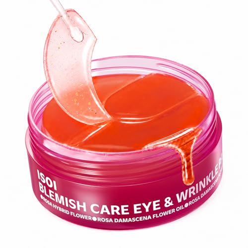 ISOI Hydrating Eye Patches with Hyaluronic Acid for Puffiness Dark Circles 90 Count