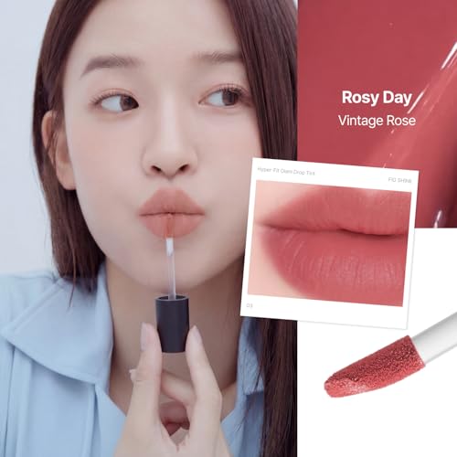 Feev Color Wear Matte Lip Stain - Rosy Day, Long Lasting Velvet Tint
