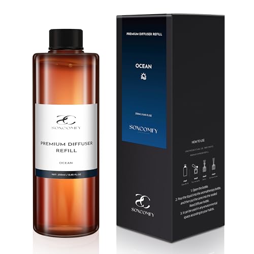 Ocean Scent Diffuser Oil Refill - 250ml Long-Lasting Home Fragrance