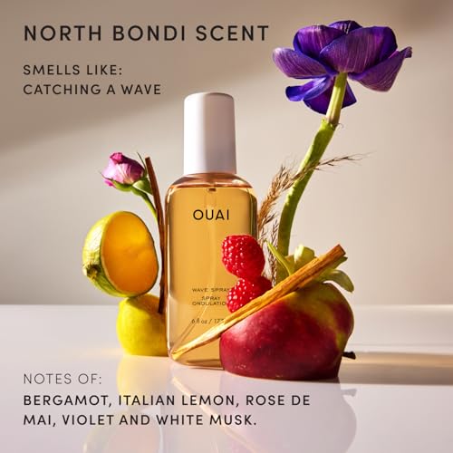 OUAI Travel Size Wave Spray for Hair - 3 fl oz - Beach Waves, Volume & Shine