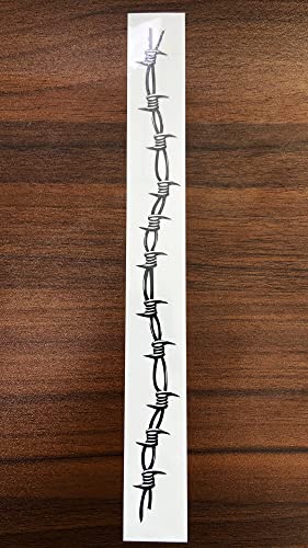 Large Barbed Wire Temporary Tattoo - 9 Sheets Body Art