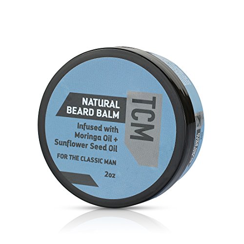 TCM Natural Beard Balm with Shea Butter & Argan Oil - 2 oz