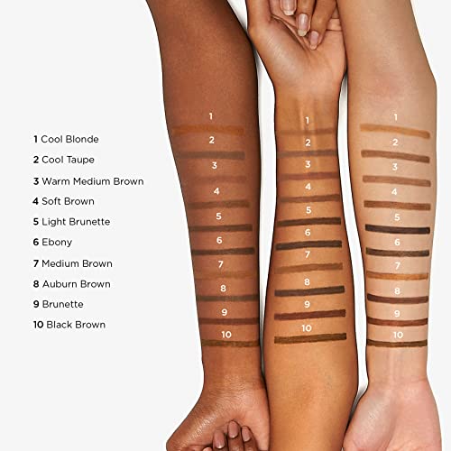 JOAH Brow Down To Me Dual-Ended Ultra-Fine Eyebrow Pencil - Auburn Brown (2 Pack)