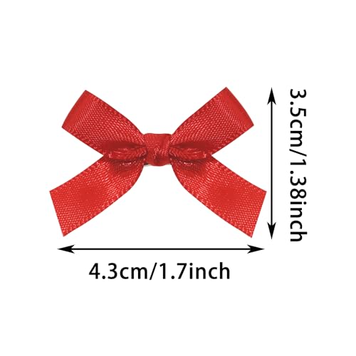 30 Mini Satin Hair Bow Clips for Women & Girls - Alligator Barrettes