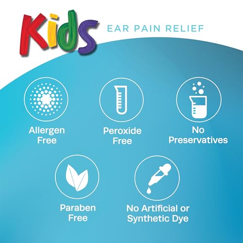 LIPO Kids Ear Pain Relief Drops - 4% Lidocaine for Earaches