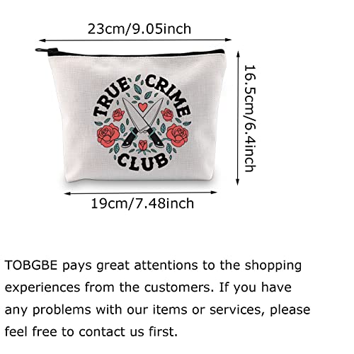 True Crime Club Makeup Bag - Funny Gift for True Crime Lovers
