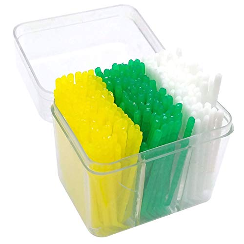 300 Pcs Disposable Plastic Curved Hook Toothpicks - Anti-Slip Handle