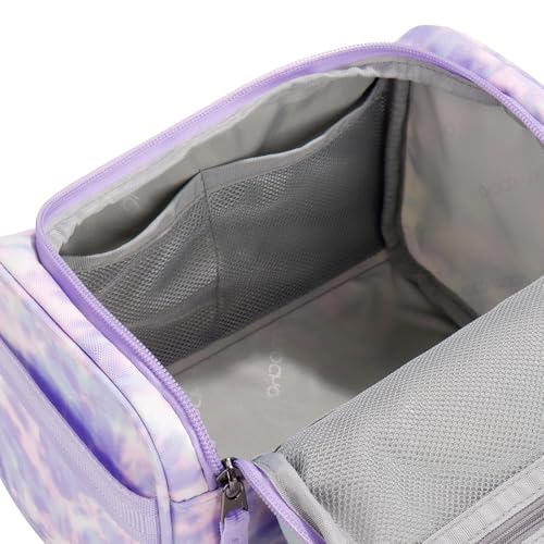 Choco Mocha Tie Dye Kids Toiletry Bag - Waterproof & Hangable