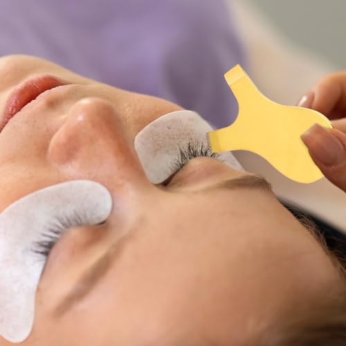 Mozeat Lens Mini Y Shape Eyelash Comb Tool - Stainless Steel