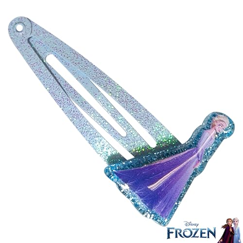 Disney Frozen Hair Clips for Girls - LUV HER 8-Pack Snap Clips for Ages 3+