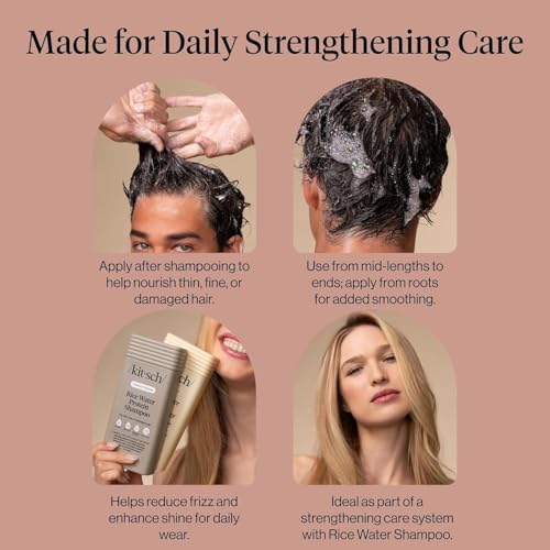 Kitsch Rice Water Strengthening Conditioner for Thin & Damaged Hair