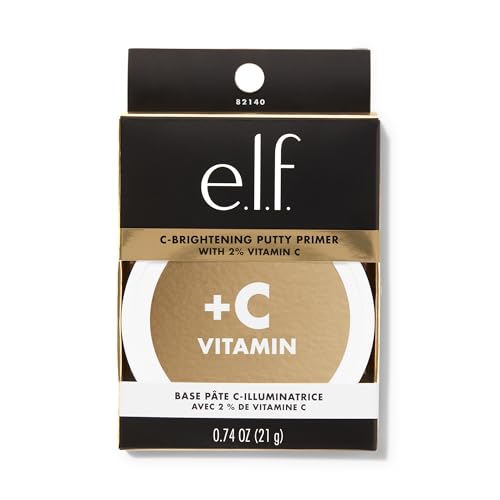 e.l.f. C-Brightening Putty Primer – Brightening & Smoothing Face Makeup Base