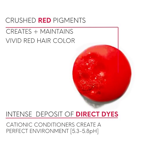Watercolors Base Drops Red - Temporary Hair Dye for Women, 4oz