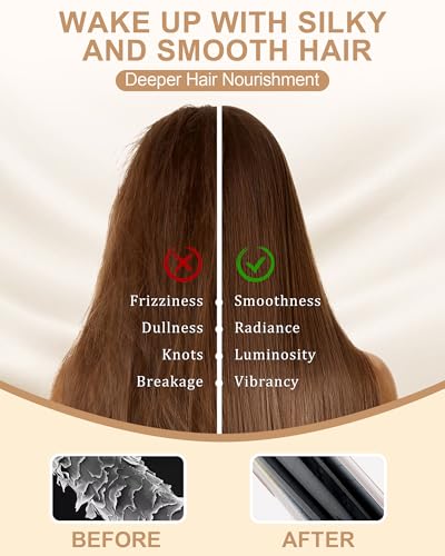 AWAYTR Reversible Satin Sleep Bonnet for Women & Men, Hair Protection & Styling