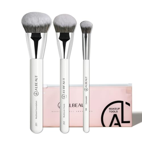 ALBEAUT Face Makeup Brush Set 189201202 - Foundation, Concealer, Blush Tools