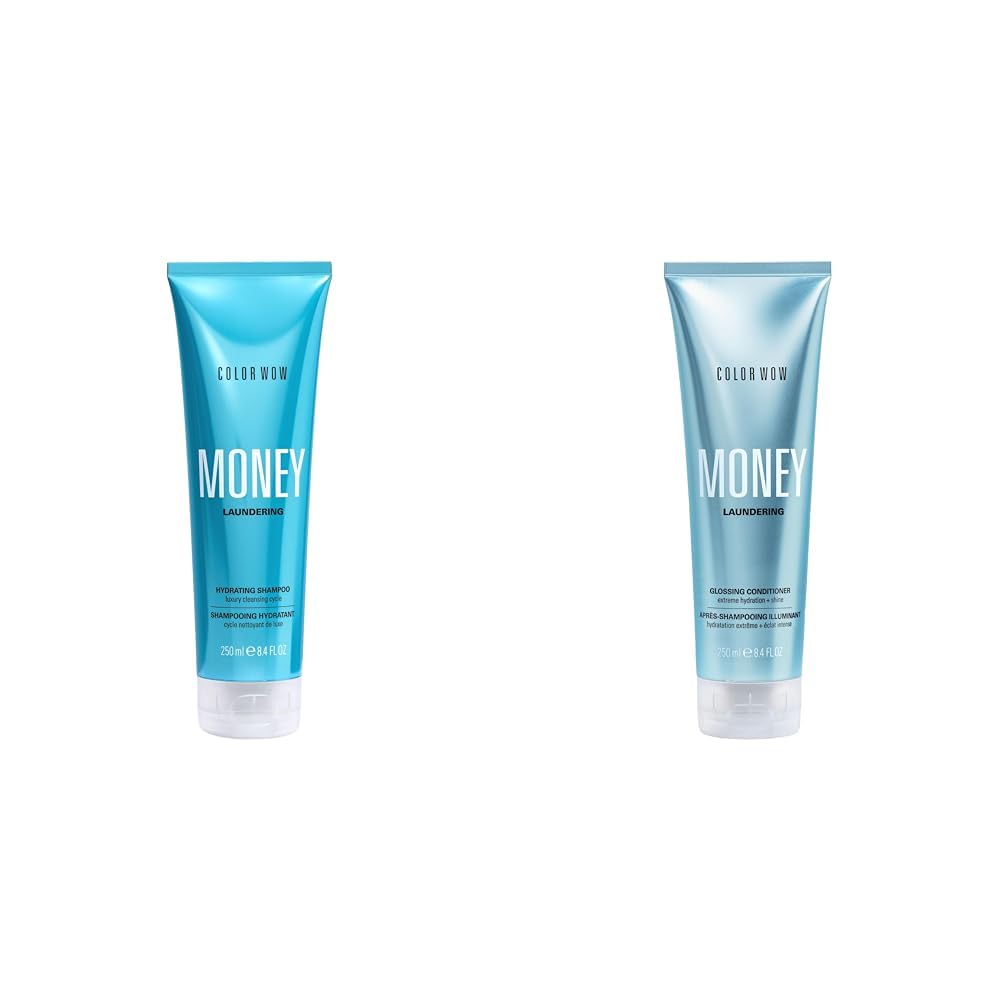 COLOR WOW Money Laundering Hydrating Shampoo & Conditioner Set - Scandalously Rich Results