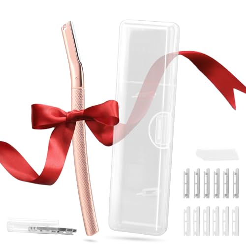 AIBRIT PRO Dermaplaning Tool for Face & Eyebrow Razor - 12 Blades