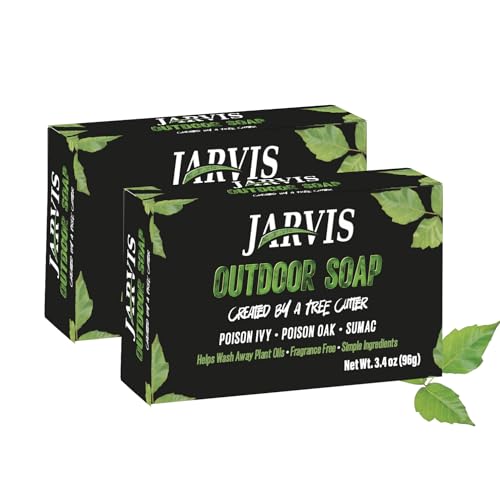 Jarvis Poison Ivy Soap Bar - 2 Pack for Fast Itch Relief & Soothing Rashes