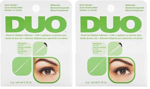 DUO Brush-On Clear Lash Glue - Waterproof, Long-Lasting Adhesive