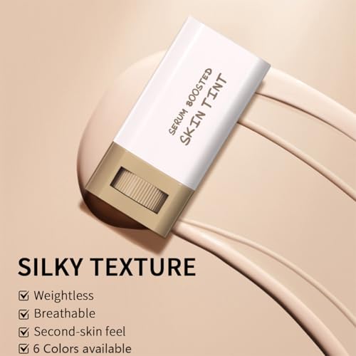 HANJILIAN 3-in-1 Foundation Stick with Serum | Natural Finish, Medium-to-Full Coverage #04