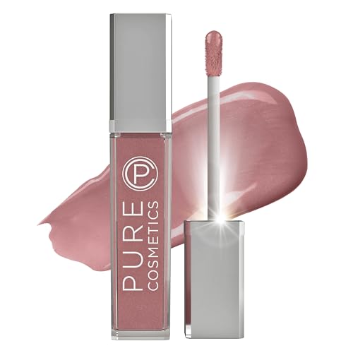 Pure Cosmetics LED-Lit Moisturizing Lip Gloss with Built-in Mirror