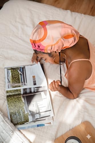 Glow By Daye Extra Large Satin Bonnet – Adjustable Reversible Sleep Cap