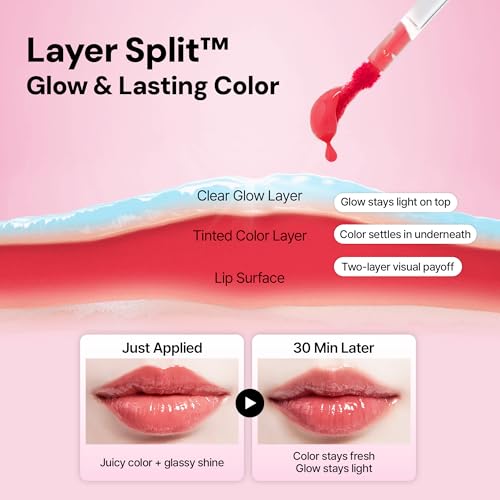 Oiad Slayn Hyper Glow Lip Gloss Tint - Long-Lasting Non-Sticky Glassy Shine