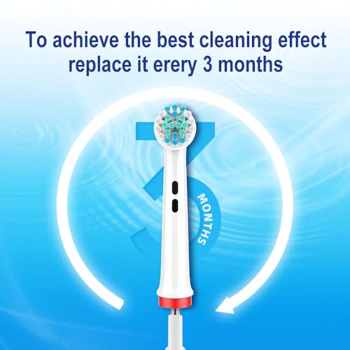 Tendream Replacement Toothbrush Heads for Oral-B Electric Toothbrushes (16 Pack)