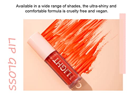 BANGFENG Set A 6-Pack Lip Oil & Gloss Kit - Hydrating, High Shine, Plumping Lip Glosses