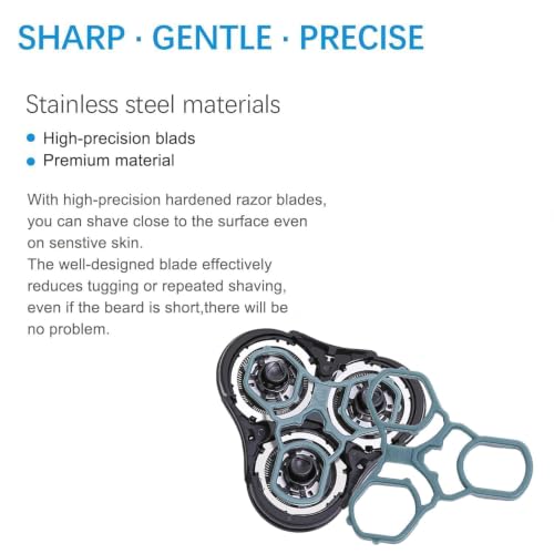 Philips Norelco RQ11 Replacement Shaver Heads for Sensotouch