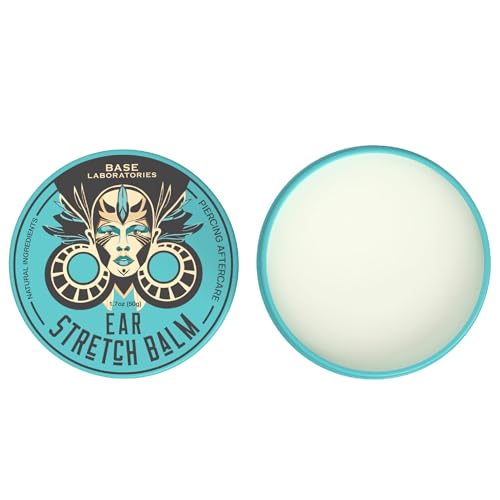 Base Laboratories Ear Stretching Balm - Natural Aftercare for Gauges