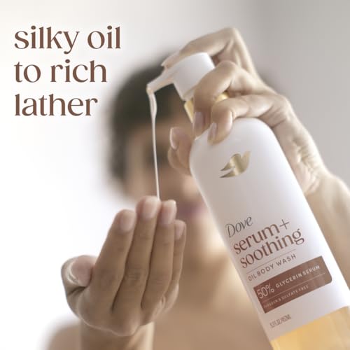 Dove Soothing Shower Oil Body Wash with Glycerin & Almond Oil - 15.3 fl oz